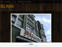 Tablet Screenshot of bizhotel8.com